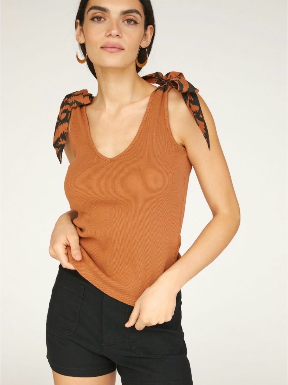 NWT Anthropologie Rafaela Bow-Tie Tank by Maeve
